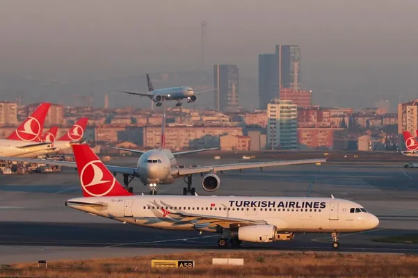 С 1 ноября Turkish Airlines будет летать в Туркменистан 9 раз в неделю