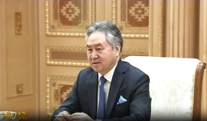 Türkmenistanyň Prezidenti Gyrgyz Respublikasynyň daşary işler ministrini kabul etdi