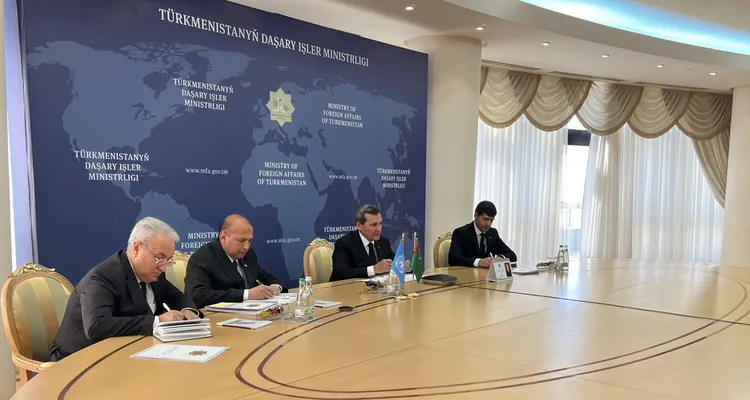 Рашид Мередов провел онлайн-переговоры с исполнительным директором ЮНЕП