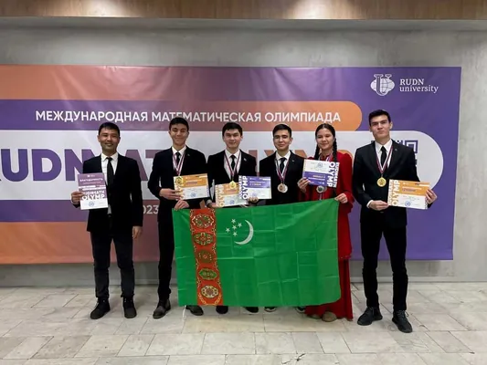 Türkmen talyplary Moskwada geçen halkara matematika bäsleşiginde 20 medal gazandylar