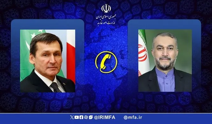 Главы МИД Туркменистана и Ирана провели телефонный разговор