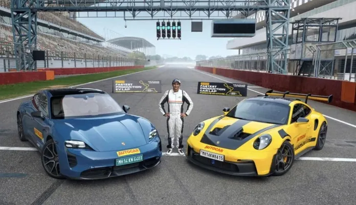 Porsche установил два рекорда индийской «формульной» трассы на Taycan и 911 GT3 RS