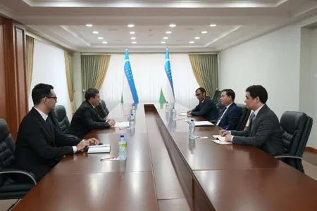 В Ташкенте прошла встреча туркменского посла с замминистра МИД Узбекистана