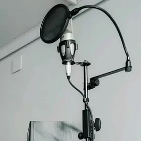 Mikrofon stoyka + Pop filter