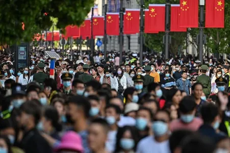 Население Китая за год сократилось на 2,08 млн человек