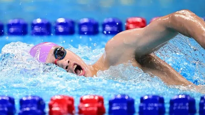 Китайский пловец установил мировой рекорд на ЧМ по водным видам спорта