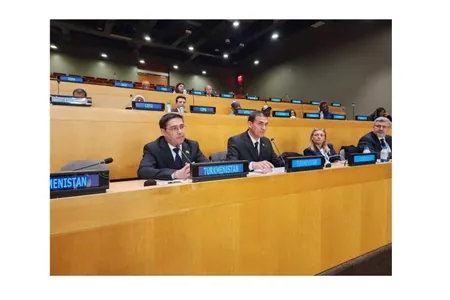 Мирное будущее: Делегация Туркменистана выступила на парламентских слушаниях в ООН