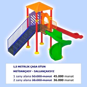 Çaga meydança/детский площадка