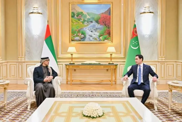 Serdar Berdimuhamedow Birleşen Arap Emirlikleriniň wise-prezidenti, Premýer-ministriniň orunbasaryny kabul etdi