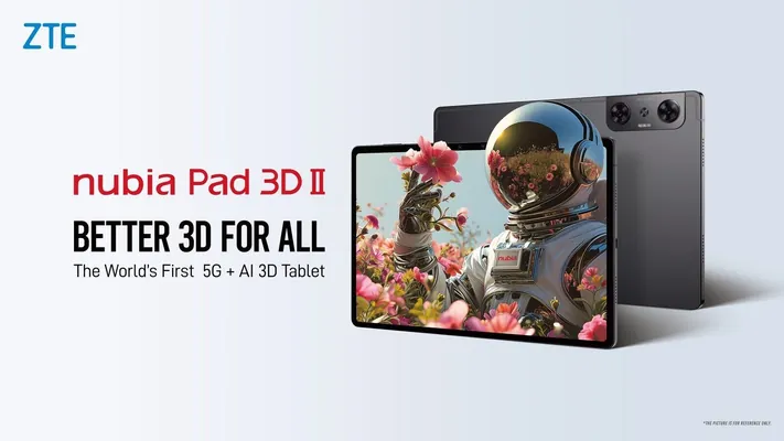 3D без очков. ZTE представила планшет nubia Pad 3D II с ИИ-технологией