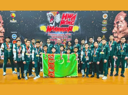 34 medal. Türkmen taekwondo ussatlary Malaýziýada halkara ýaryşynda üstünlikli çykyş etdiler