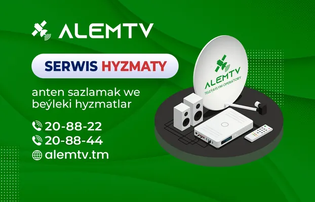 Оператор телевидения ÄlemTV открыл в Ашхабаде сервисный центр