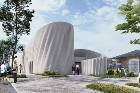 Geýdelbergdäki maglumat merkezi Ýewropada 3D çap edilen iň uly bina boldy