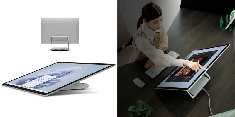 Apple Microsoft Surface Studio äheňinde sensorly Mac işläp düzýär