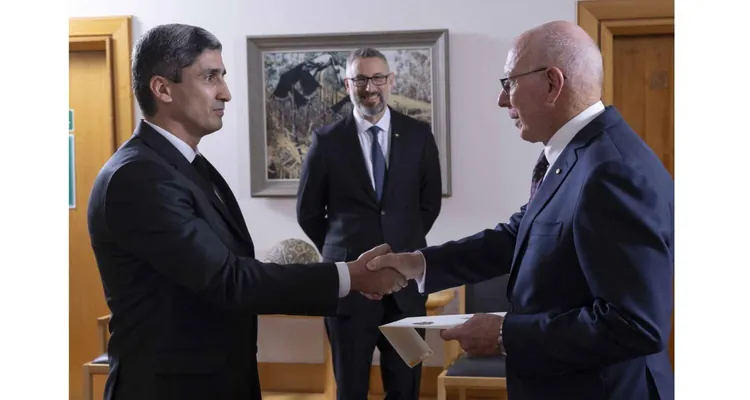 Первый туркменский посол в Австралии вручил верительные грамоты генерал-губернатору страны