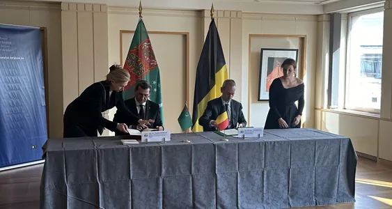 Türkmenistan we Belgiýa hyzmatdaşlyk baradaky Ähtnama gol çekdiler