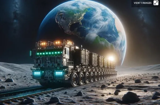Железная дорога на Луне: В США уже разрабатывают концепцию проекта