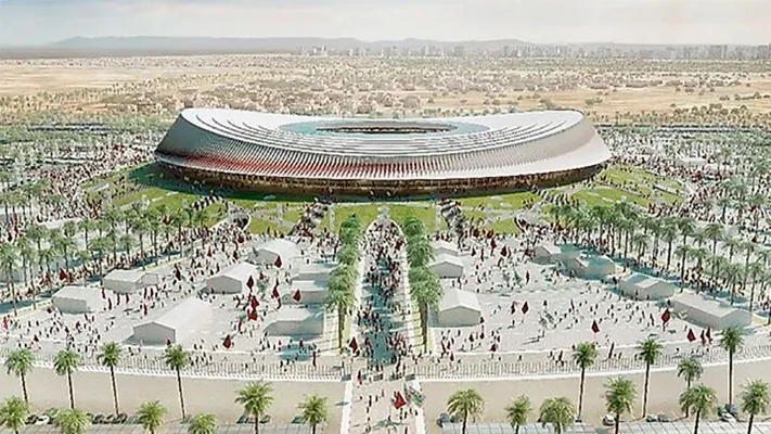 Marokko 2030-njy ýyldaky dünýä çempionaty üçin dünýäniň iň uly stadionyny gurmak isleýär