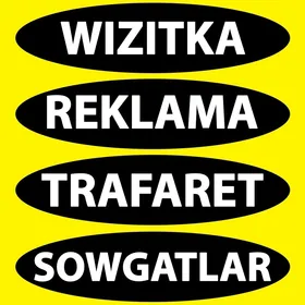 Reklama Trafaret Wizitka Menu