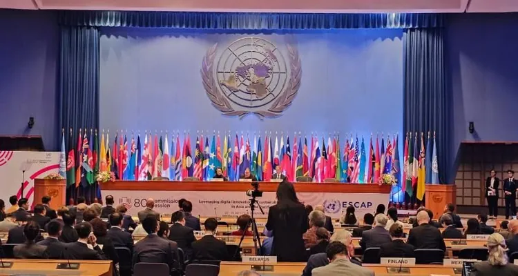 Делегация Туркменистана участвует на 80-ой сессии ЭСКАТО в Бангкоке