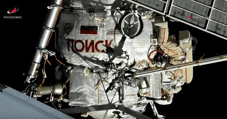 Oleg Kononenko 2024-nji ýylda ilkinji gezek açyk kosmosa çykdy
