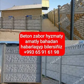 Beton zabor