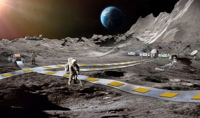 В NASA рассказали, какой будет лунная «железная дорога»: без рельсов