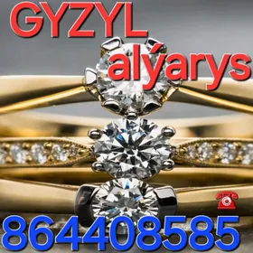 GYZYL  -kümüş  alýarys