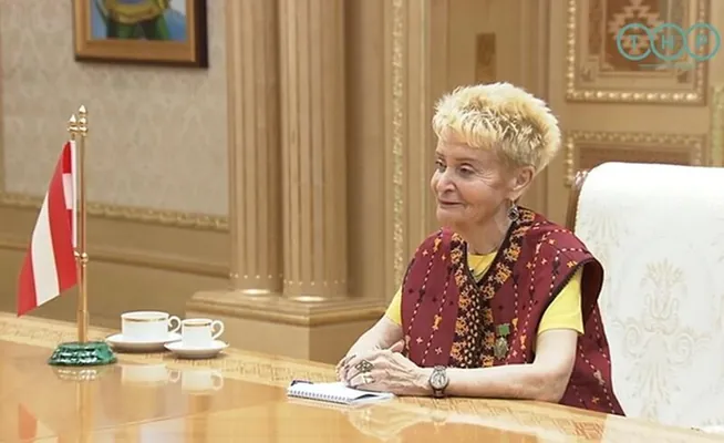 Глава Туркменистана обсудил с Недой Бергер создание Дома Австрии и проведение Венского бала в Ашхабаде