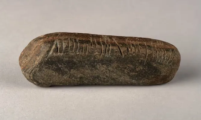 Учитель географии нашел в своем саду камень с надписью на тайном древнем языке