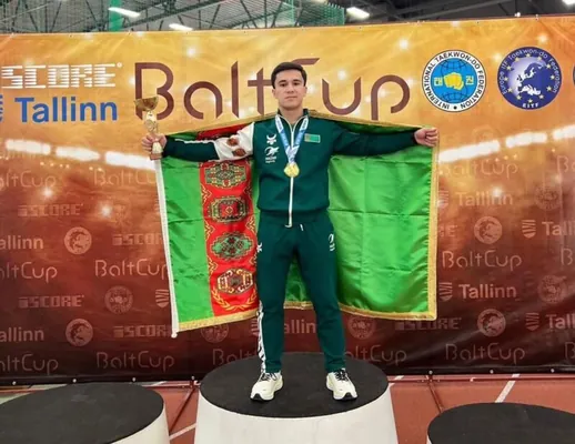 Туркменские тхэквондисты завоевали 37 медалей на турнире «Balt Cup-2024» в Эстонии