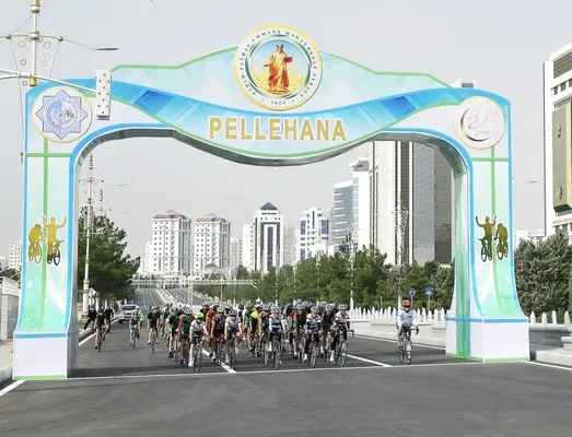 Aşgabatda Mary-Tejen-Aşgabat welosiped marafony tamamlandy