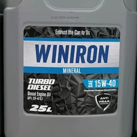 Winiron 15w40 25L 10000km.