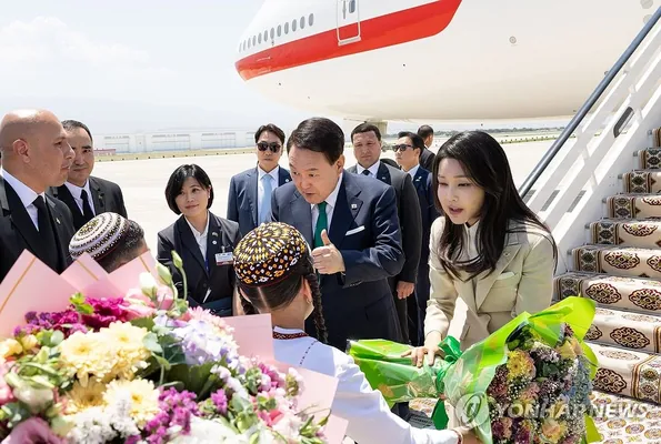 Президент Республики Корея Юн Сок Ёль прибыл в Туркменистан