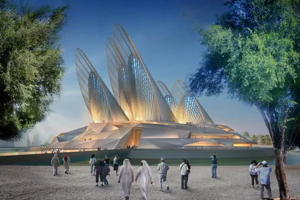 В Абу-Даби завершается возведение необычного «крылатого» музея