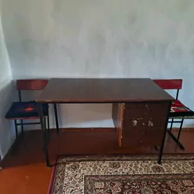 стол учебный стульями