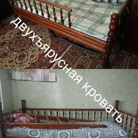 кровать в два этажа
