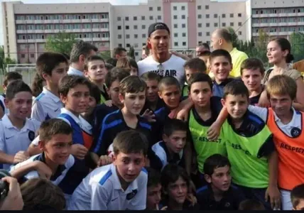 Футболисты Грузии в детстве фотографировались с Роналду, а спустя 11 лет – обыграли его команду