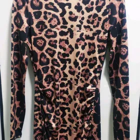 Леопардовые платья