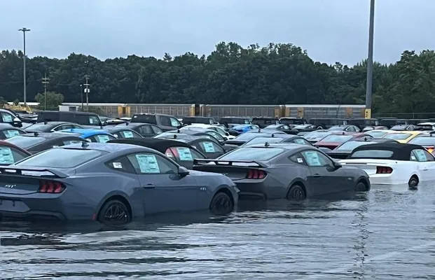 Ford подарила утонувшие Mustang и другие авто мастерским для обучения механиков