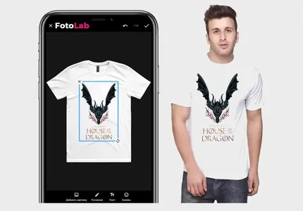 FotoLab представляет конструктор дизайна для печати на футболках