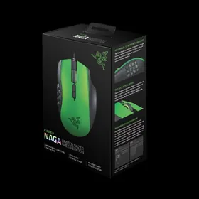 Проводная мышь Razer NAGA green edition