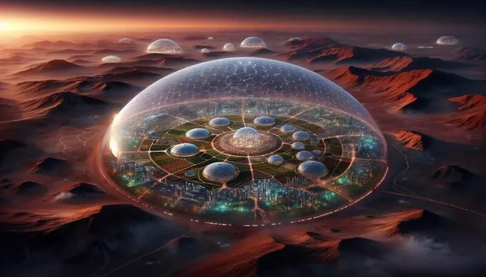 Маск планирует построить марсианский город под куполом: подробности о проекте