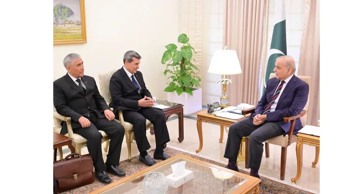Raşid Meredow Pakistanyň Premýer-ministri Şahbaz Şarif bilen duşuşdy