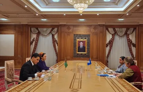 Гулманова встретилась с новым главой представительства ЮНИСЕФ в Туркменистане 