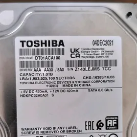 Hard disk 1TB Toshiba
