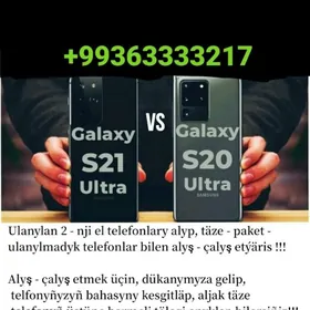 Ulanylan telefonlary alyas