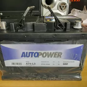 akkumulyator auto power 74