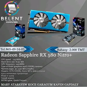 VIDEOKARTA 8 GB RX580 NITRO +