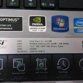 noutbook msi i5